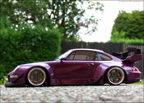 1:18 Porsche 911 993 RWB Widebody / Breitbau - Violett Mettalic / GTSP-Tuning